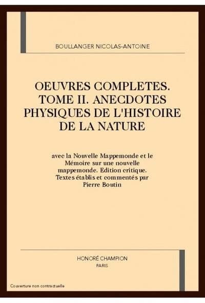 Anecdotes physiques de l'histoire de la nature ; avec La nouvelle mappemonde ; et le Mémoire sur une nouvelle mappemonde