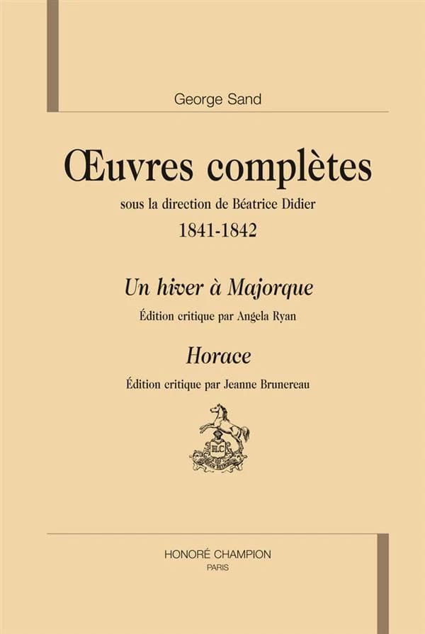 Un hiver à Majorque ; Horace