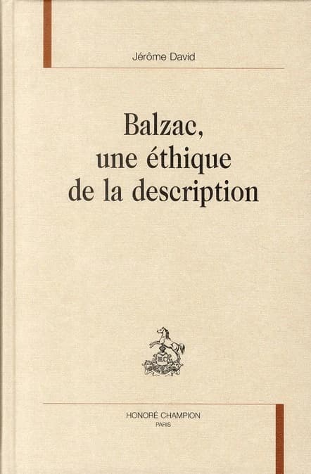 Balzac, une éthique de la description