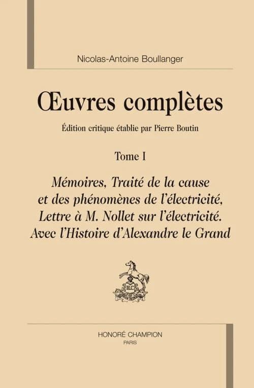 Oeuvres complètes. Tome I