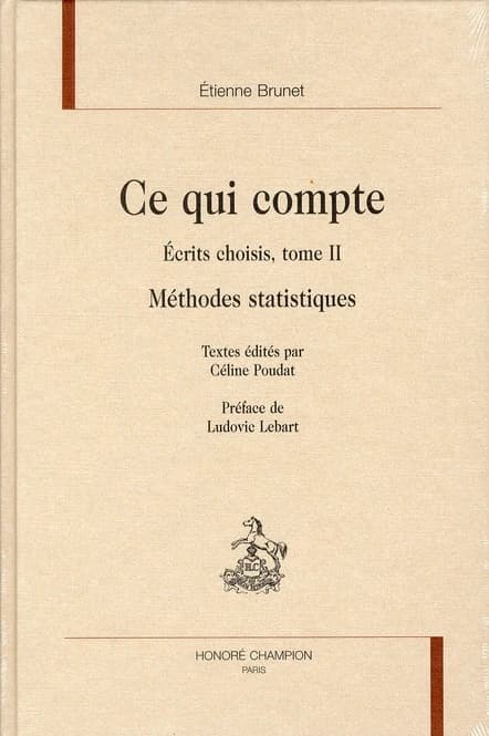 Ce qui compte : écrits choisis. tome II : méthodes statistiques