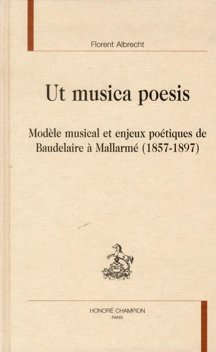 Ut musica poesis : modèle musical et enjeux poétiques de Baudelaire à Mallarmé, 1857-1897