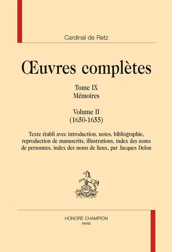 Mémoires. Volume II, 1650-1655