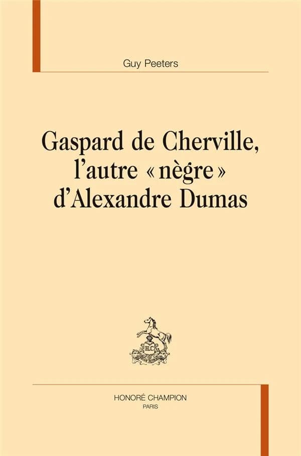Gaspard de Cherville, l'autre "nègre" d'Alexandre Dumas