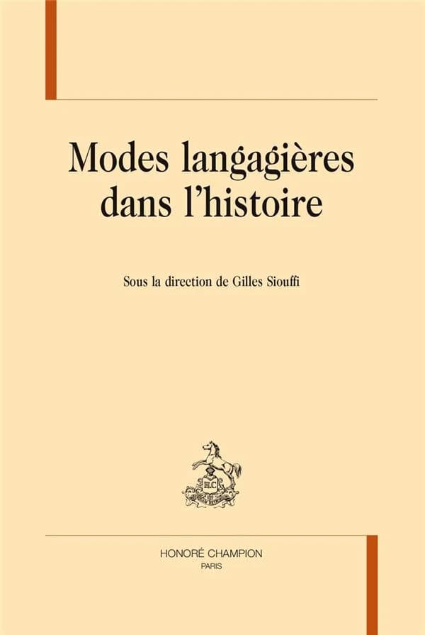 Modes langagières dans l'histoire