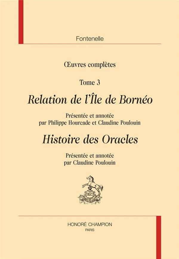 Relation de l'Île de Bornéo ; Histoire des oracles