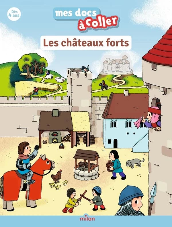 Les châteaux forts : autocollants