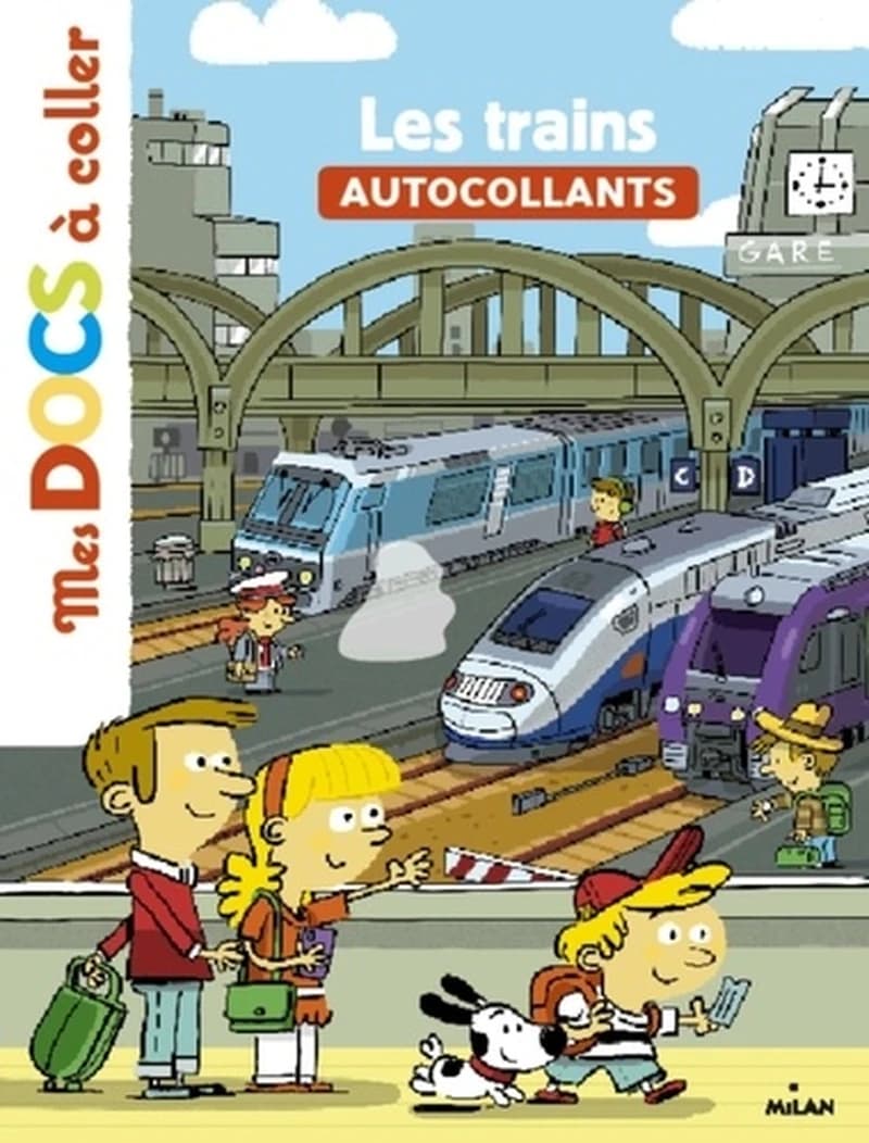 Les trains : autocollants