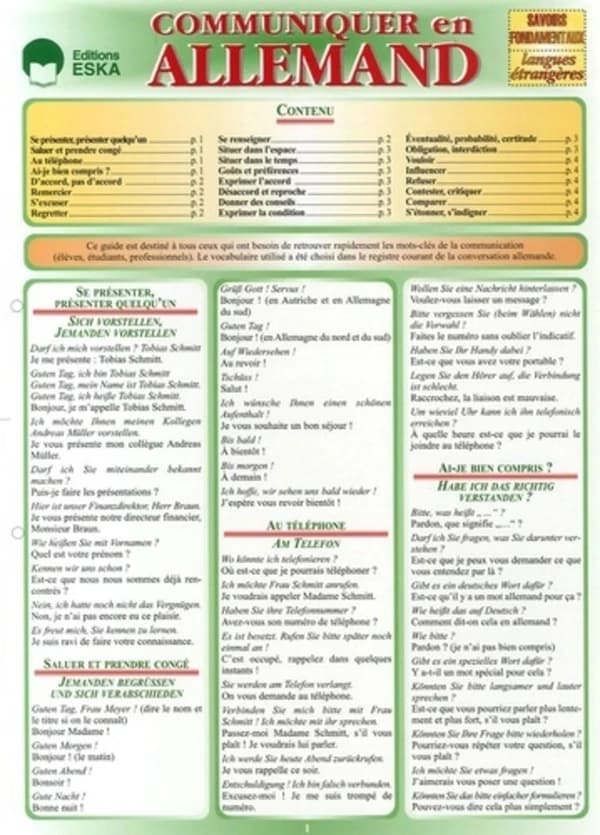 Communiquer en allemand