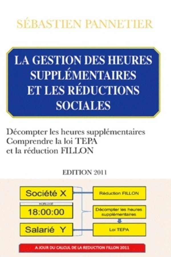 La gestion des heures supplémentaires et les réductions sociales : Décompter les heures supplémentaires, comprendre la loi Tepa et la réduction Fillon