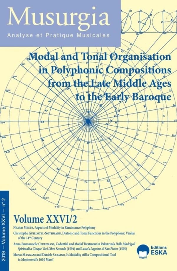 MODAL AND TONAL ORGANISATION IN POLYPHONIC COMPOSITIONS...MUSURGIA 2-2019 : MUSURGIA-ANALYSE ET PRATIQUE MUSICALES-VOL XXVI