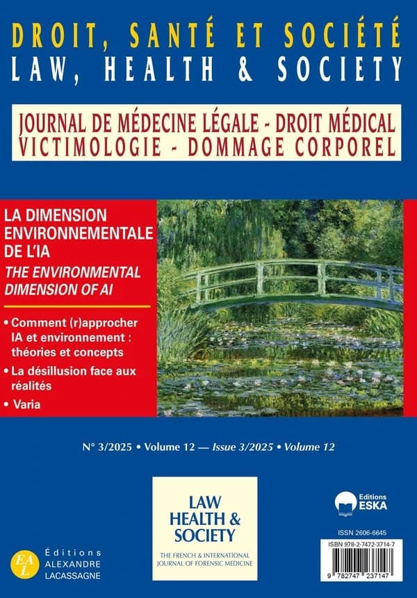 Droit, santé et société n.2025