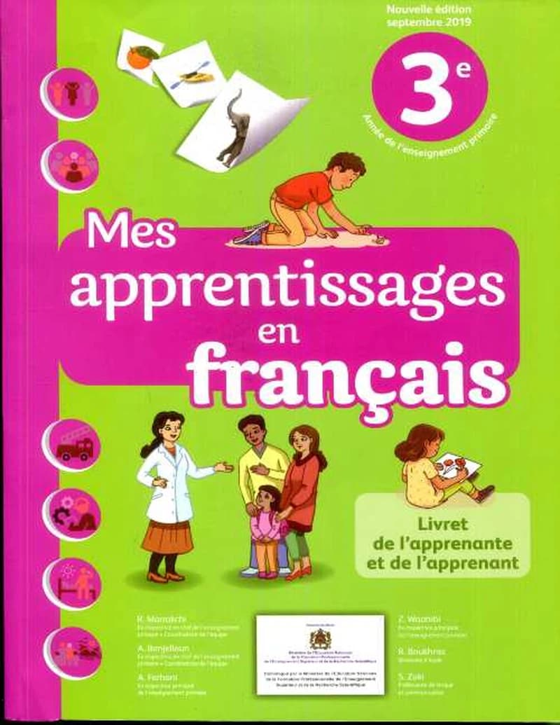 MES APPRENTISSAGES EN FRANÇAIS 3 ANNEE