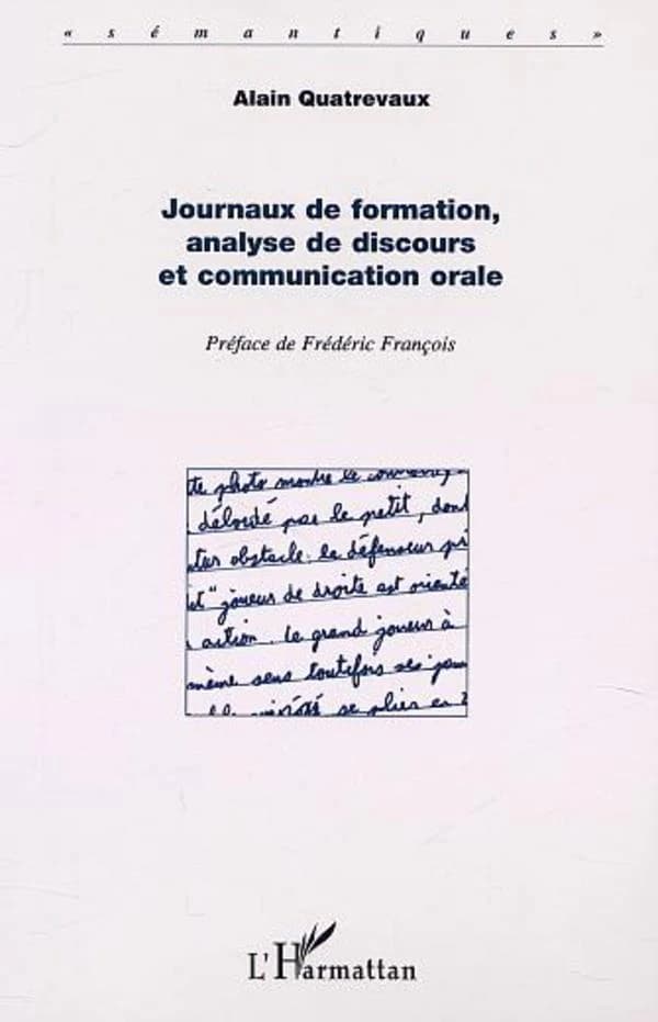 Journaux de formation, analyse du discours et communication orale