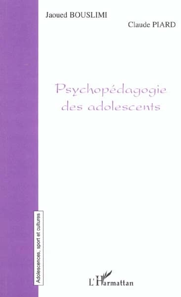 Psychopédagogie des adolescents
