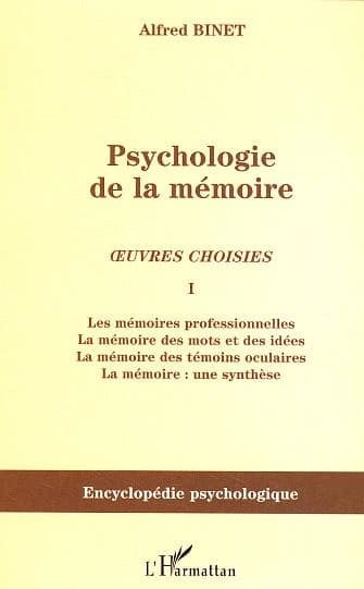 Psychologie de la mémoire : oeuvres choisies. I