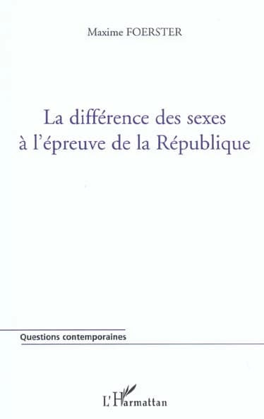 La différence des sexes à l'épreuve de la République