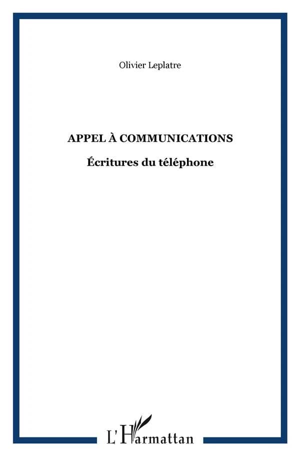 Appel à communications : écritures du téléphone