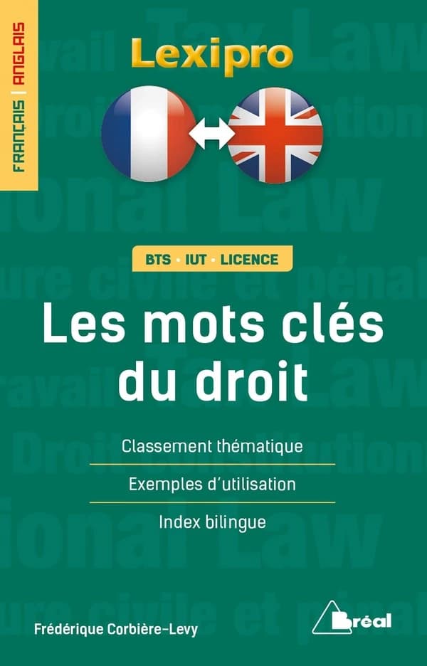 Les mots clés du droit : classement thématique, exemples d'utilisation, index bilingue