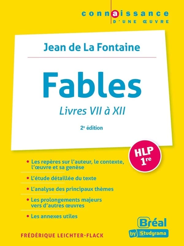 Fables Livres VII à XII : Jean de La Fontaine