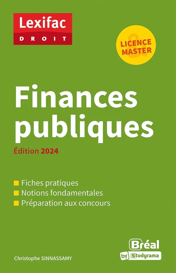 Finances publiques (Éd. 2024) Christophe Sinnassamy