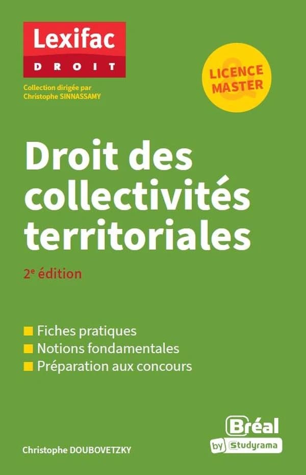 Droit des collectivités territoriales (2e éd.) Christophe Doubovetzky
