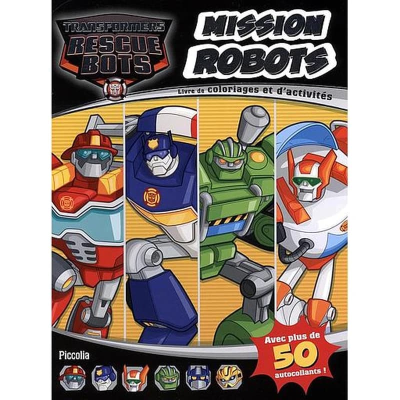 TRANSFORMER COLORIAGE ACTIVITES - MISSIONS ROBOTS