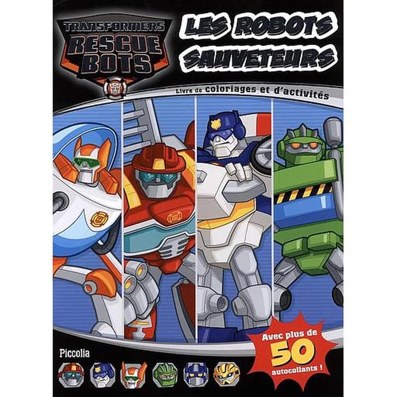 TRANSFORMER COLORIAGE ACTIVITES - LES ROBOTS SAUVAGES