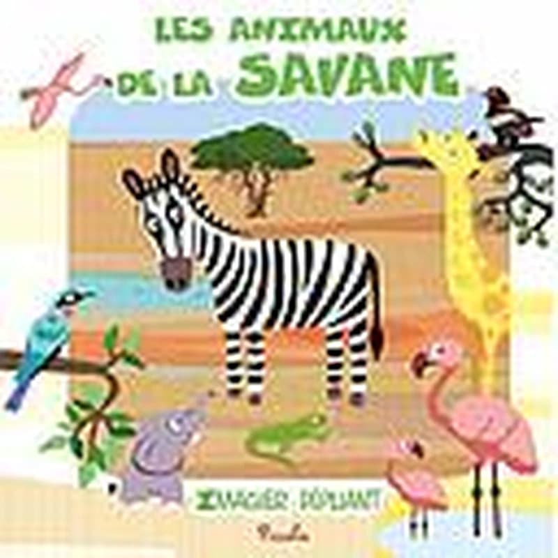 Imagier Dépliant - Les animaux de la savane