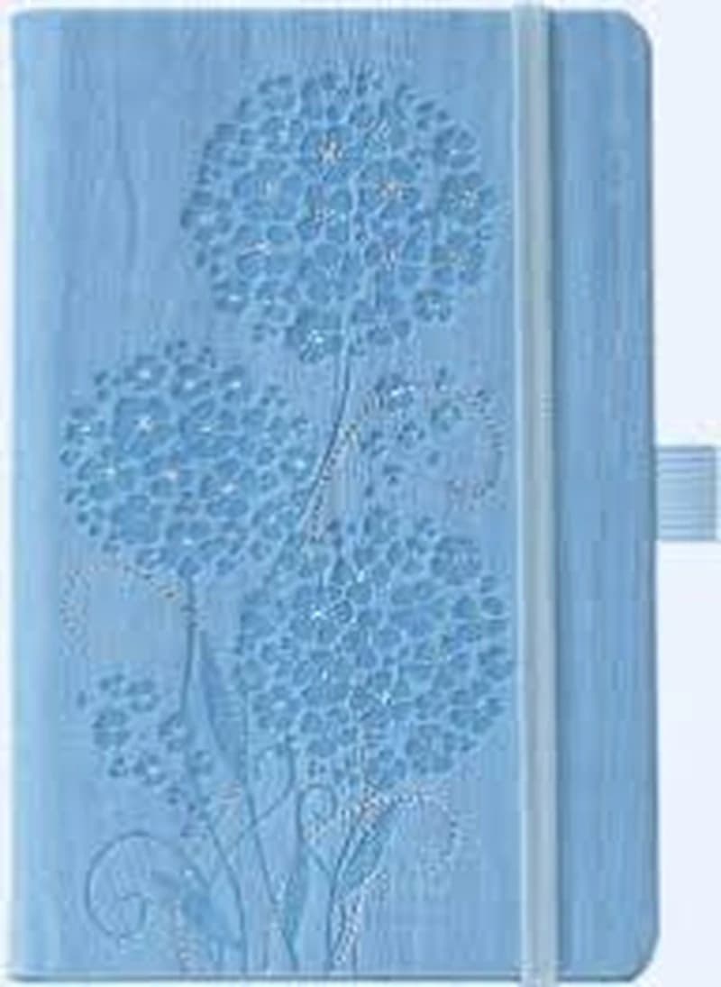 Carnet ligné avec pochette à soufflet intégrée - Géranium