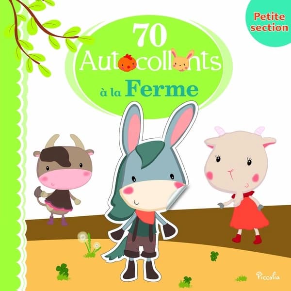 70 autocollants : à la ferme