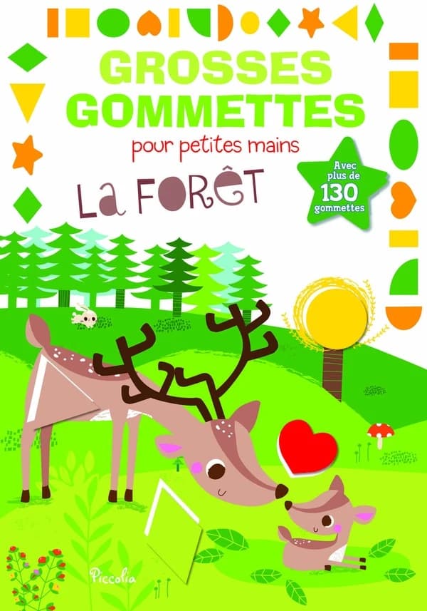 Grosses gommettes pour petites mains : les animaux de la forêt