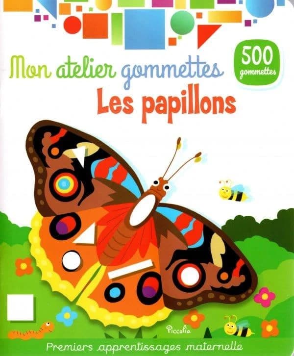 Mon atelier de gommettes : les papillons
