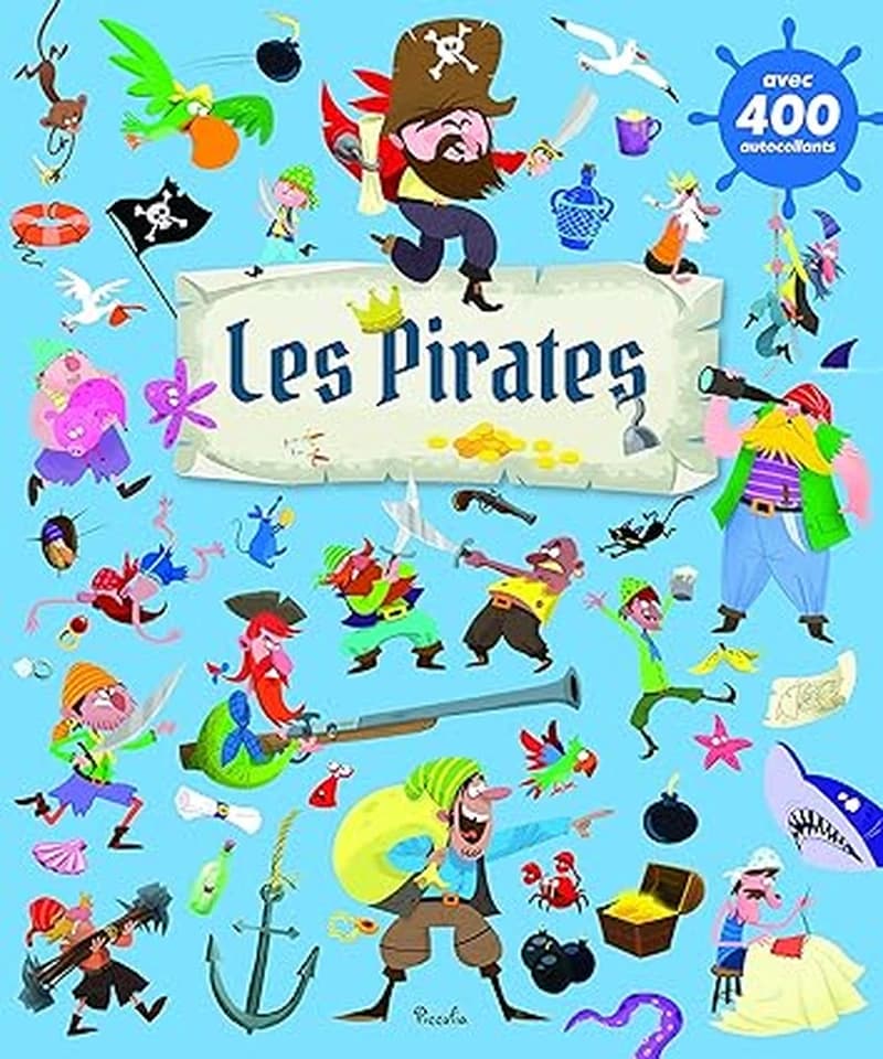 Les pirates : 400 autocollants