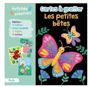 Cartes à gratter : petites bêtes
