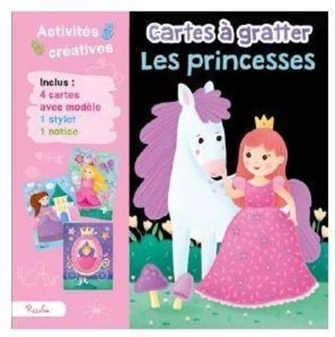 Cartes à gratter : princesses