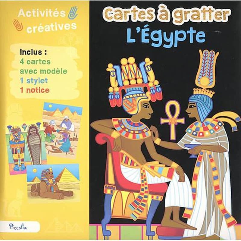 L'Egypte - Cartes à gratter