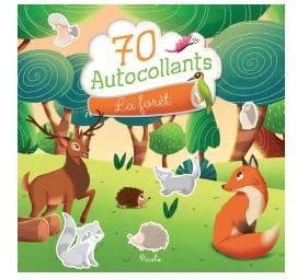 70 autocollants : la forêt