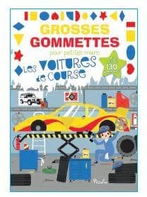 Grosses gommettes pour petites mains : les voitures de course