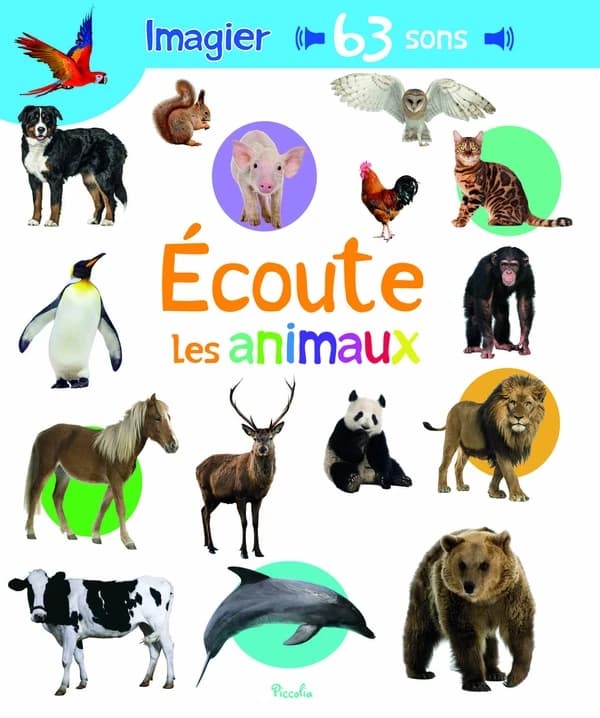 écoute les animaux : 63 sons