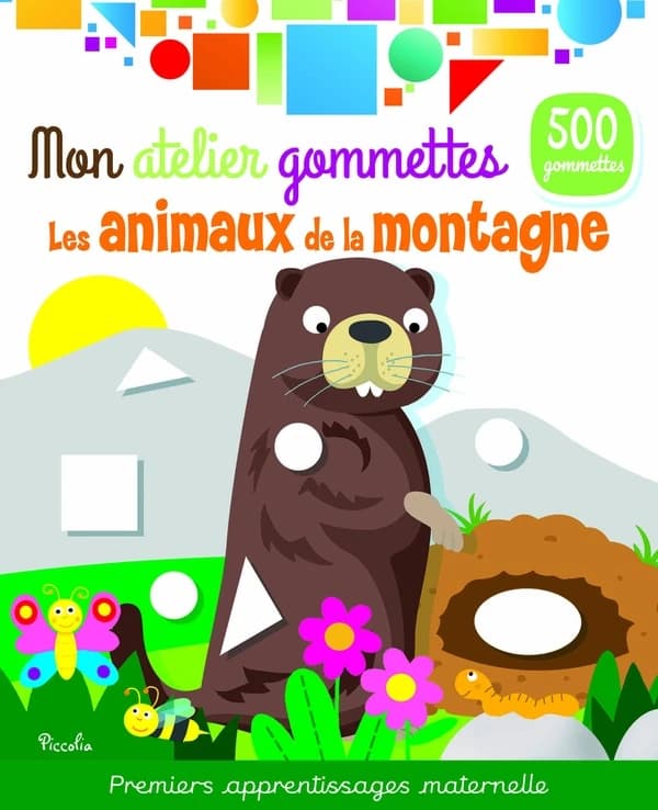 Mon atelier de gommettes : les animaux de la montagne