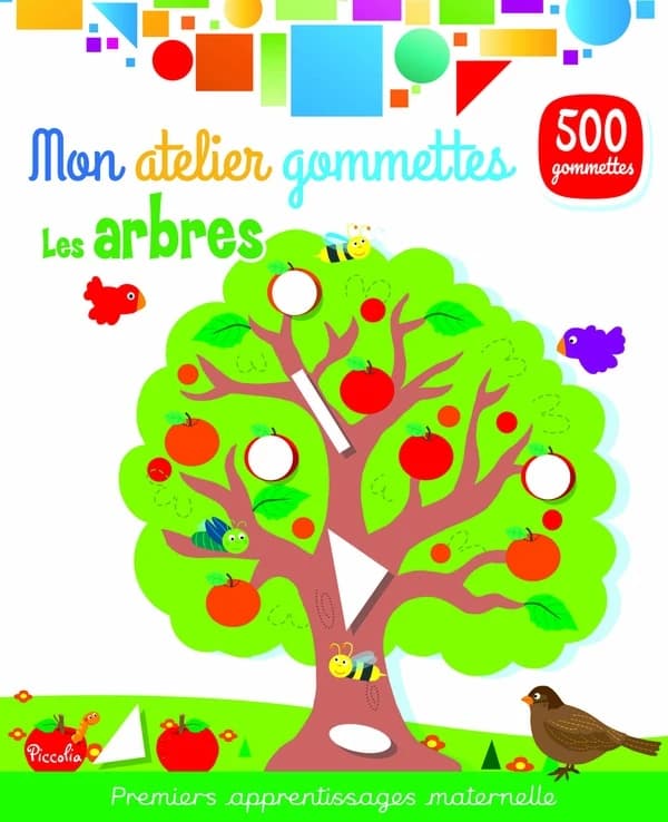 Mon atelier de gommettes : les arbres