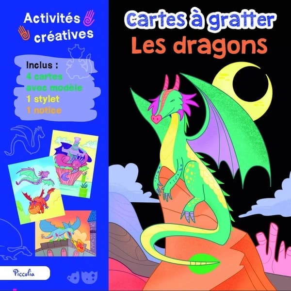 Cartes à gratter : les dragons