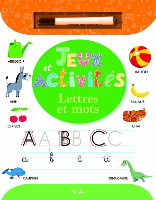 Lettres et mots : Avec un feutre