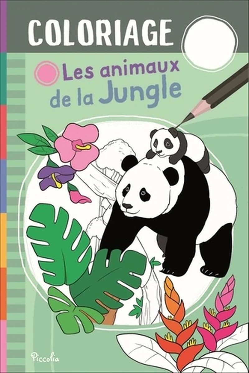 Coloriage : les animaux de la jungle