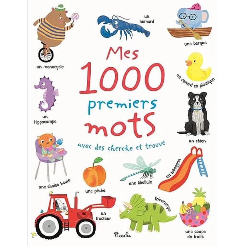 Mes 1000 premiers mots avec des cherche et trouve