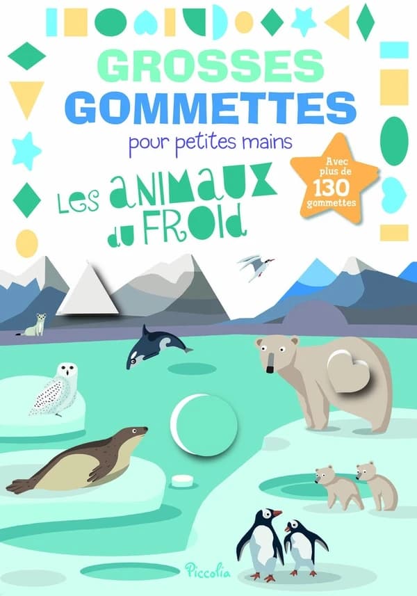 Grosses gommettes pour petites mains : L'hiver