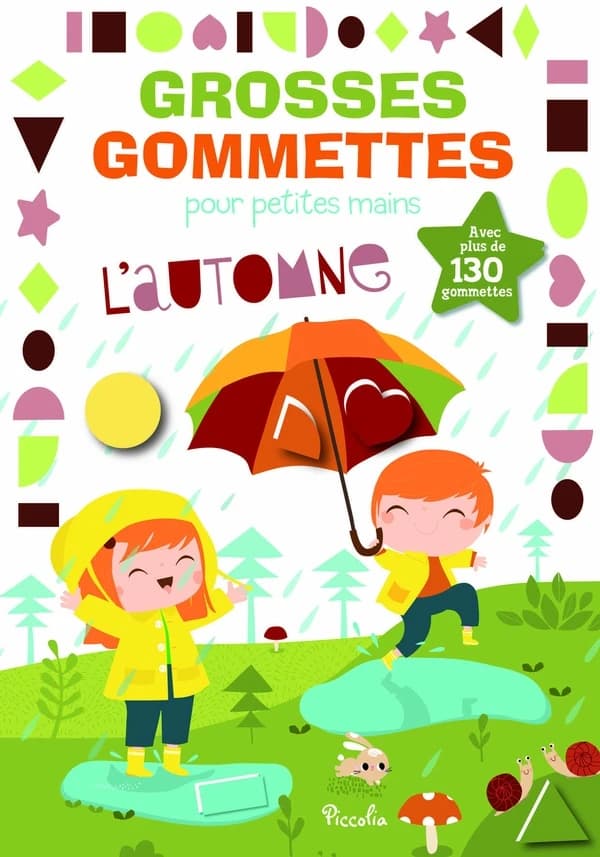 Grosses gommettes pour petites mains : L'automne