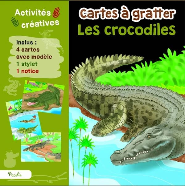 Cartes à gratter : Les crocodiles