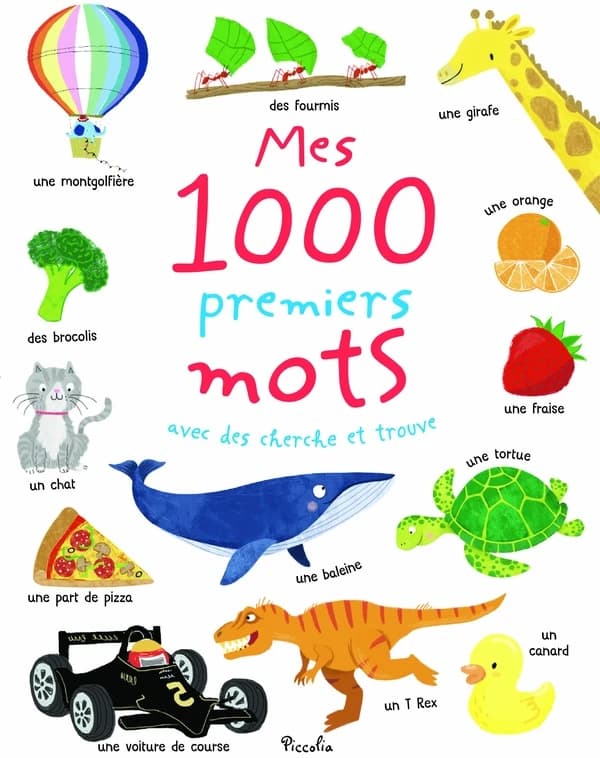 Mes 1000 premiers mots avec des cherche et trouve